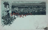 Österreich Ansichtskarte Krems an der Donau, Mondschein-Litho, gelaufen 1909 -
