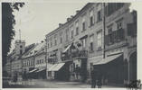 Österreich Ansichtskarte Bad Hall, Straßenansicht, gelaufen 1925 -