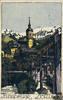 Österreich Ansichtskarte Künstlerkarte Innsbruck (Heigl-Serie), Universitäts-Druckerei, gelaufen 1921 -