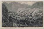 Österreich Ansichtskarte St.Johann i. Pongau, Brand 1855, ungelaufen, ca.1915 -
