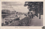 Deutschland Ansichtskarte Breslau, Oder-Promenade, gelaufen 1913 -