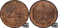 Deutschland 4 Reichspfennig 1932 A 4 Reichspfennig 1932 A stplfr. 23,50 EUR prix TTC + 10,00 EUR frais d'envoi