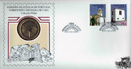 Portugal Mark Numisbrief - Portugisische Gebäude -
