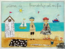 Love is ... friendship set on fire...- Kunstbillet von Michaela Mara -