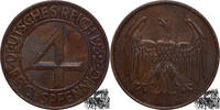 Deutschland 4 Reichspfennig 1932 A 4 Reichspfennig 1932 A vz. 10,00 EUR prix TTC + 10,00 EUR frais d'envoi