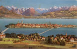 Deutschland Ansichtskarte Künstlerkarte: Lindau (Bodensee) -