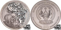 Ruanda 50 Franc RWF 50 Amafaranga 2012 - Ruanda - Rhinozeros -