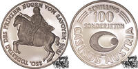 Österreich 100 Nuevo Sol 100 Schilling 1986 - 250. Todestag des Prinzen Eugen von Savoyen -