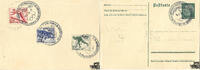 3. Reich OLYMPIA 1936, Olympische Spiele Garmisch-Partenkirchen 1936 Satzkarte -