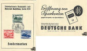 3. Reich Internationale Automobil-und Motorradausstellung Berlin 1939 FDC Ersttagskarte -