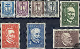 Belgien Belgien ** 1953 - Kampf gegen die Tuberkulose: Lothringer Kreuz, Ärzte - 20+5 Centimes bis 8+4 Franc -