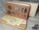 Cook-Inseln Neuseeländische Verwaltung 0,01 - 5 Dollars KMS 1976 - Cook Inseln, im Original-Etui mit Zertifikat -