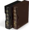 Deutschland Echt-Leder-Ringbinder schwarz, OPTIMA im Classic-Design inkl. Kunstleder-Schutzkassette -