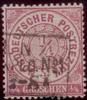 NDP, 1/4 Groschen - Nr.13b gestempelt -