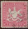 Württemberg, 3 Kreuzer Wappen 1865 - Nr.31a -