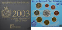 1 Cent - 5 Euro Euro KMS 2003 - San Marino