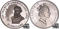 Cook-Inseln Neuseeländische Verwaltung 50 Dollar 50 Dollar 1991 - Amerika 1492 - Ferdinand Magellan -