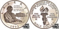 Vereinigte Staaten 1/2 Dollar 1/2 Dollar 1993 S - James Madison -