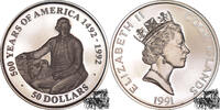 Cook-Inseln Neuseeländische Verwaltung 50 Dollar 50 Dollar 1991 - James Cook -