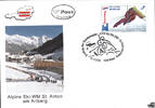 Österreich FDC 2000 - 7 S Alpine Ski-WM 2001 -