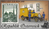 Österreich o 2000 , ATS 32,00 + 13,00 - Wien lädt zur WIPA 2000 -