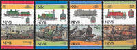 St. Kitts und Nevis Nevis 1985 ** - Lokomotiven, Class Wee Bogie -