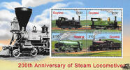 Guyana Guyana 2004 ** - 200 Jahre Dampflokomotiven, Westfrankreich (1856) -