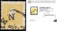 Österreich 1859 o - 2 Kreuzer - Freimarke, Kaiserkopf nach links, Type II. b, mit Attest: Dr. Ferchenbauer -