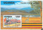 Uganda Uganda 1991 ** - Atlantic-Dampflokomotive der Egyptian State Railways (1900) -