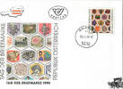 Österreich Österreich FDC 1990 - 7+3 S - Tag der Briefmarke 1990 -