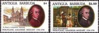 Antigua & Barbuda ** 1991 - 200. Todestag W. A. Mozart -