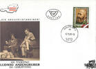 Österreich Österreich FDC 1989 - 4 S - 150. Geburtstag von Ludwig Anzengruber -