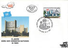 Österreich Österreich FDC 1989 - 5 S - 10 Jahre Büro der Vereinten Nationen -