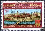 Österreich Österreich o 1989 - 5 S - 750 Jahre Stadt Bruck an der Leitha -