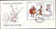 Grenada-Grenadines FDC 1992 - 200. Todestag Mozart Block -