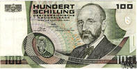 100 Schilling 1984 - 2.Republik, 1 Buchstabe am Anfang - vorzüglich