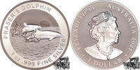 Australien 1 Dollar 1 Dollar 2021 - Fraser's Dolphin -