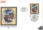 Österreich Österreich FDC 1987 - 6+3 S - Tag der Briefmarke 1987 -