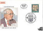 Österreich Österreich FDC 1987 - 4 S - 100. Geburtstag von Oskar Helmer -