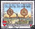Österreich Österreich o 1986 - 5 S - 800 Jahr-Jubiläum der Georgenberger Handfeste -