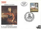 Österreich Österreich FDC 1986 - 4 S - Prinz Eugen - Ausstellungen in Schlosshof und Niederweiden -