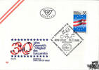 Österreich Österreich FDC 1986 - 6 S - Österreich - 30 Jahre Mitglied des Europarates -