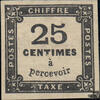   Frankreich Frankreich Portomarke * 1871 - 25 Centimes - Ziffernzeichnung 