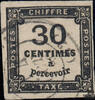   Frankreich Frankreich Portomarke o 1873 - 30 Centimes - Ziffernzeichnung 