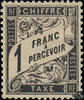   Frankreich Frankreich Portomarke * 1881 - 1 Franc - Neue Ziffernzeichnung 