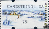 Österreich 2008 Automatenmarke ** - € 0,75 - Winterlandschaft: CHRISTKINDL 08 -
