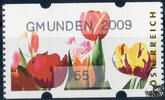 Österreich 2009 Automatenmarke ** - € 0,55 - Tulpen: GMUNDEN 2009 -
