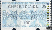 Österreich 2009 Automatenmarke ** - € 1,00 - Schneekristalle: CHRISTKINDL 09 -