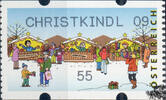 Österreich 2009 Automatenmarke ** - € 0,55 - Weihnachtsmarkt: CHRISTKINDL 09 -