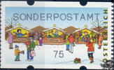 Österreich 2009 Automatenmarke ** - € 0,75 - Weihnachtsmarkt: SONDERPOSTAMT -